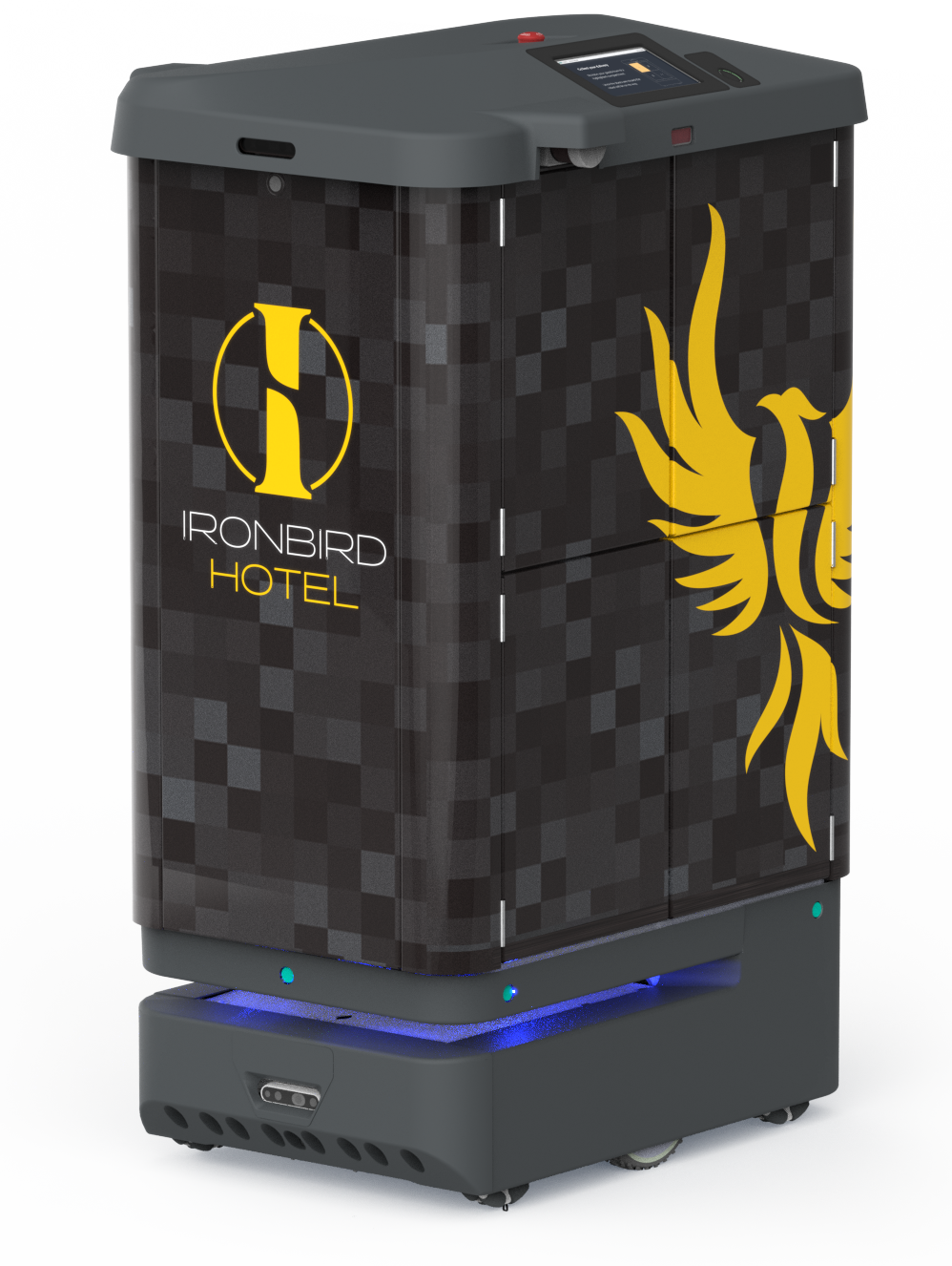Hospitality Robots from Aethon | Used as a luggage robot. Hotels with robots. 